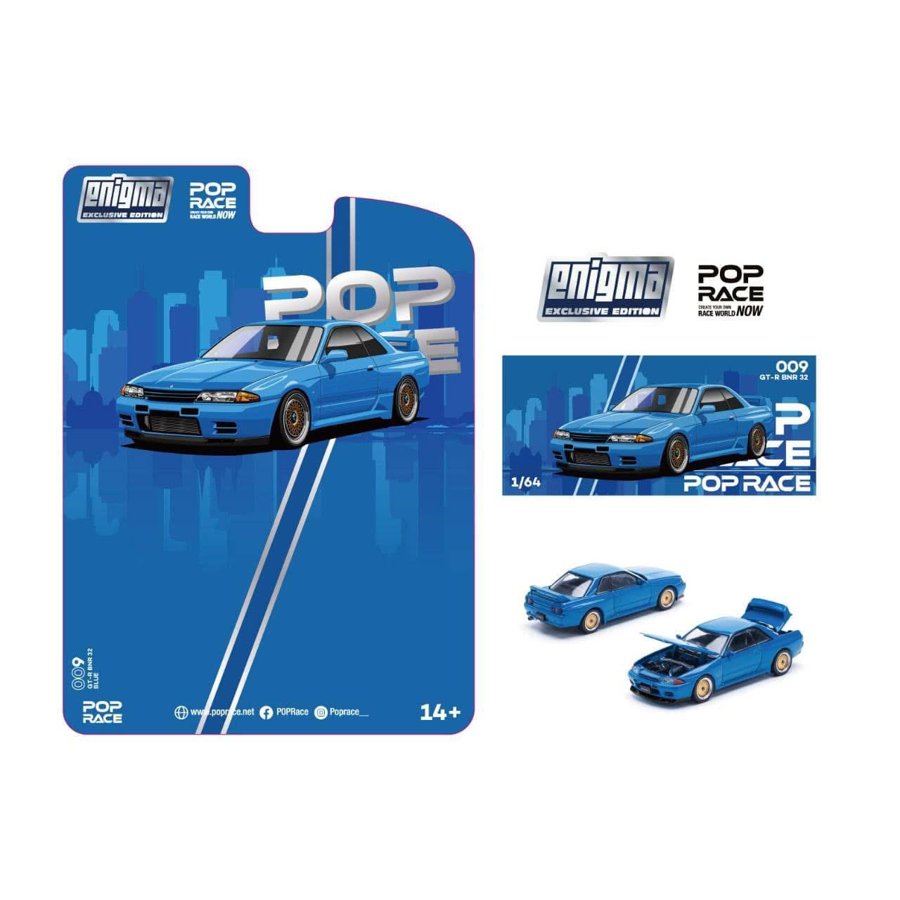 Pop Race Enigma Exclusive Nissan Skyline R32 GTR