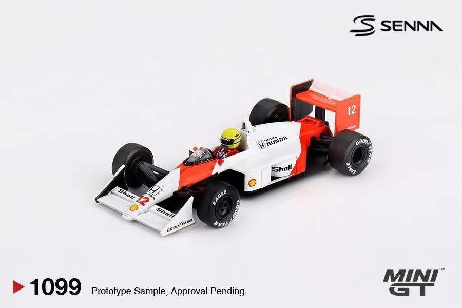 Mini GT McLaren MP4/4 1988 Japanese Grand Prix Winner Ayrton Senna #1099