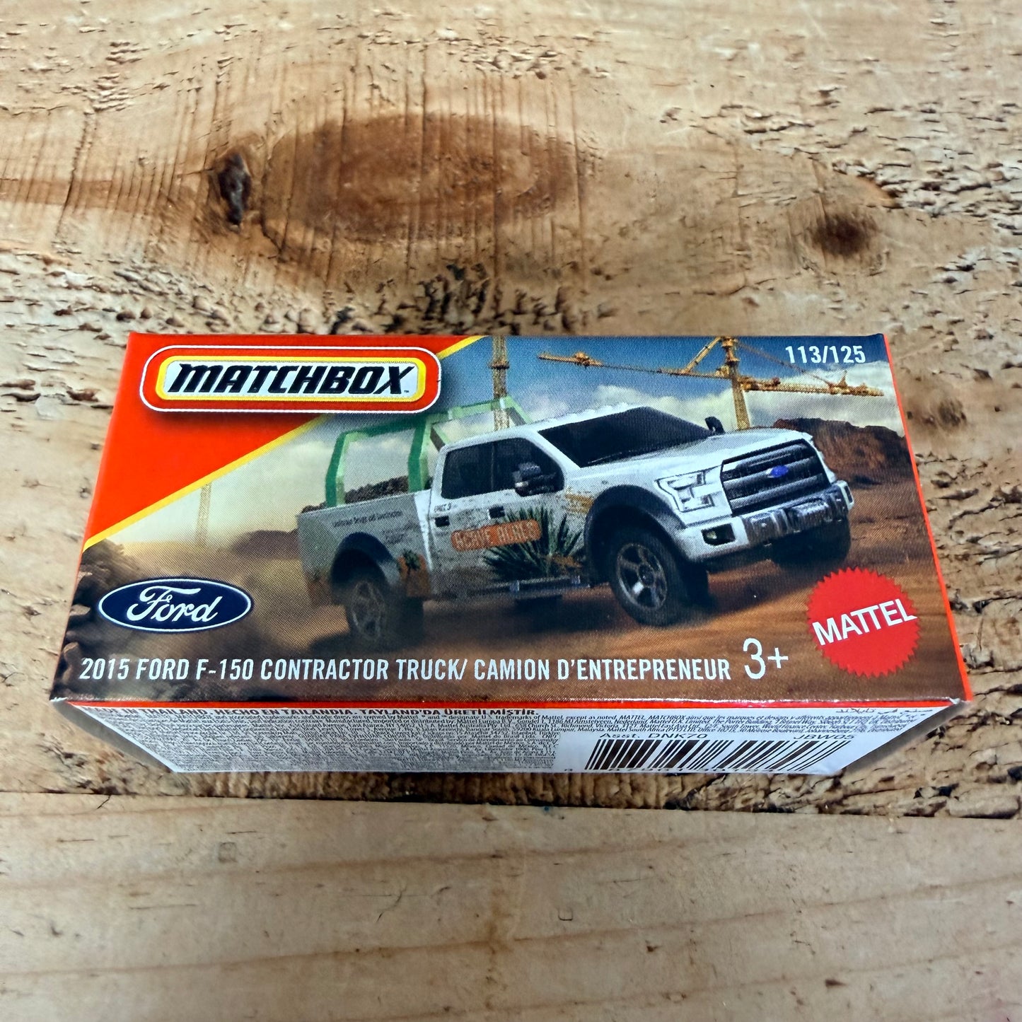 Matchbox Power Grabs 2015 Ford F150 Contractor Truck