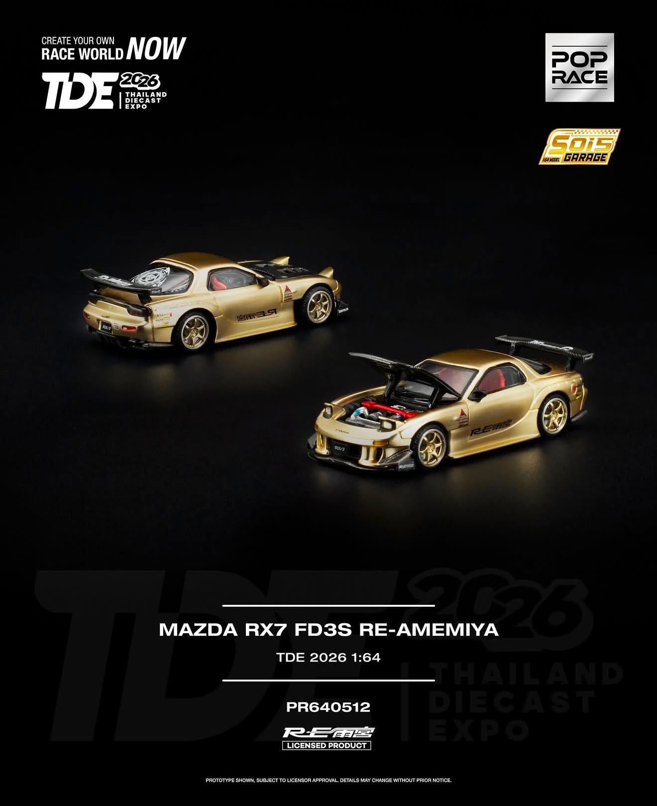 Pop Race TDE Event Exclusive Mazda RX7 FD3S RE Amemiya