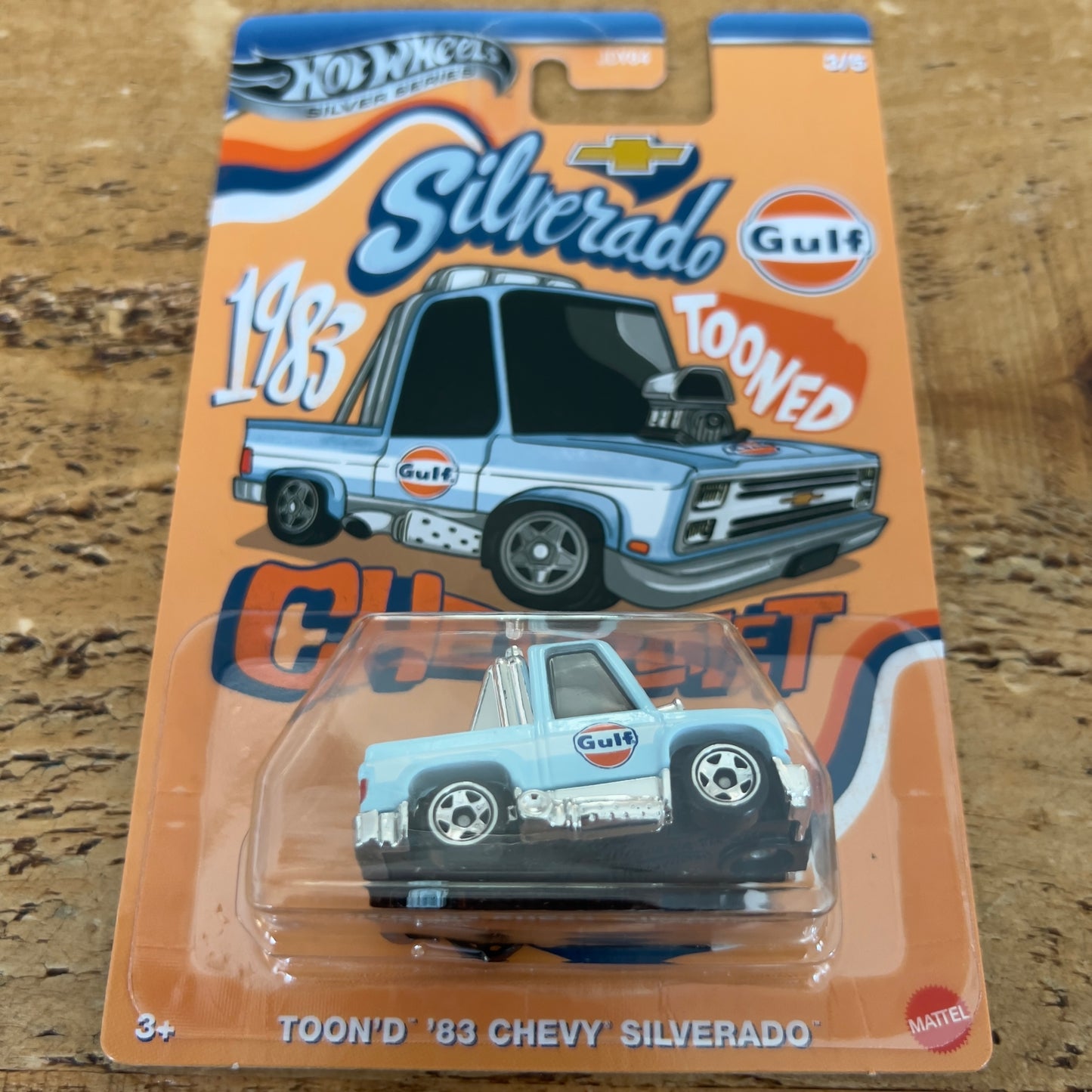 Hot Wheels Gulf Tooned ‘83 Chevy Silverado