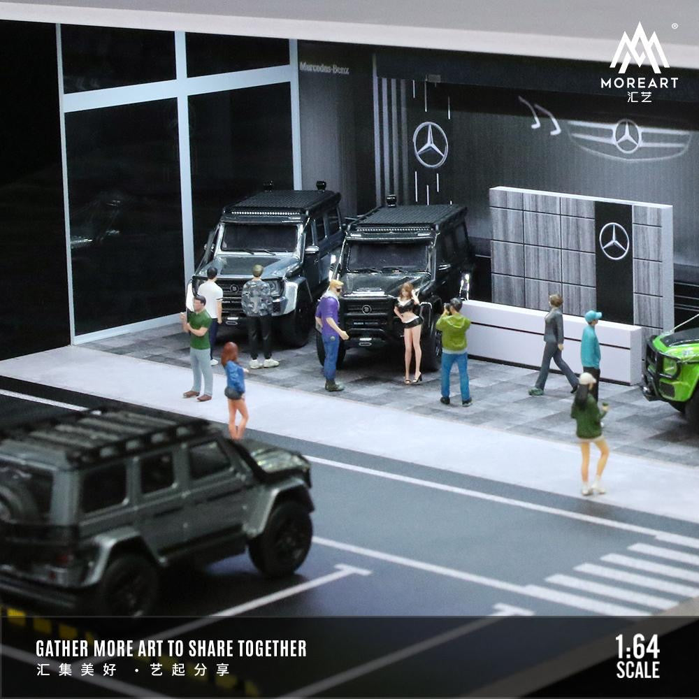 MoreArt Diorama Mercedes Benz Dealership Showroom