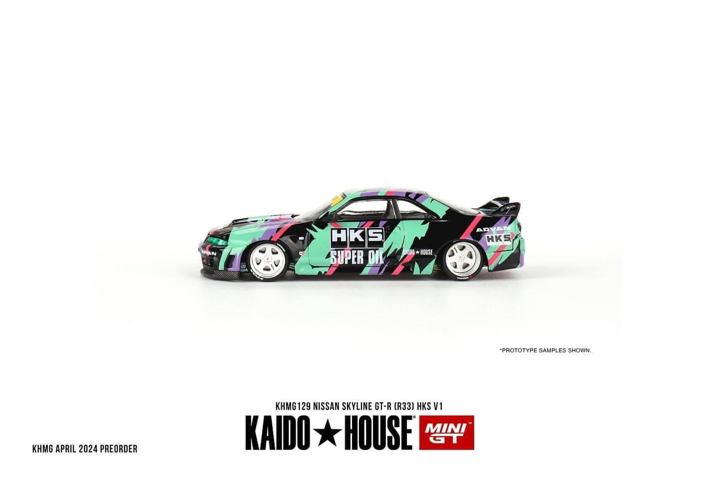 Mini GT x Kaido House Nissan Skyline R33 GTR HKS #129