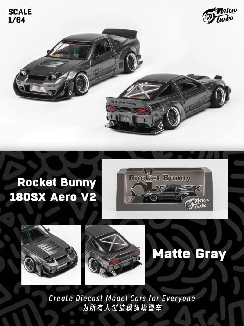 Micro Turbo Rocket Bunny Nissan 180SX