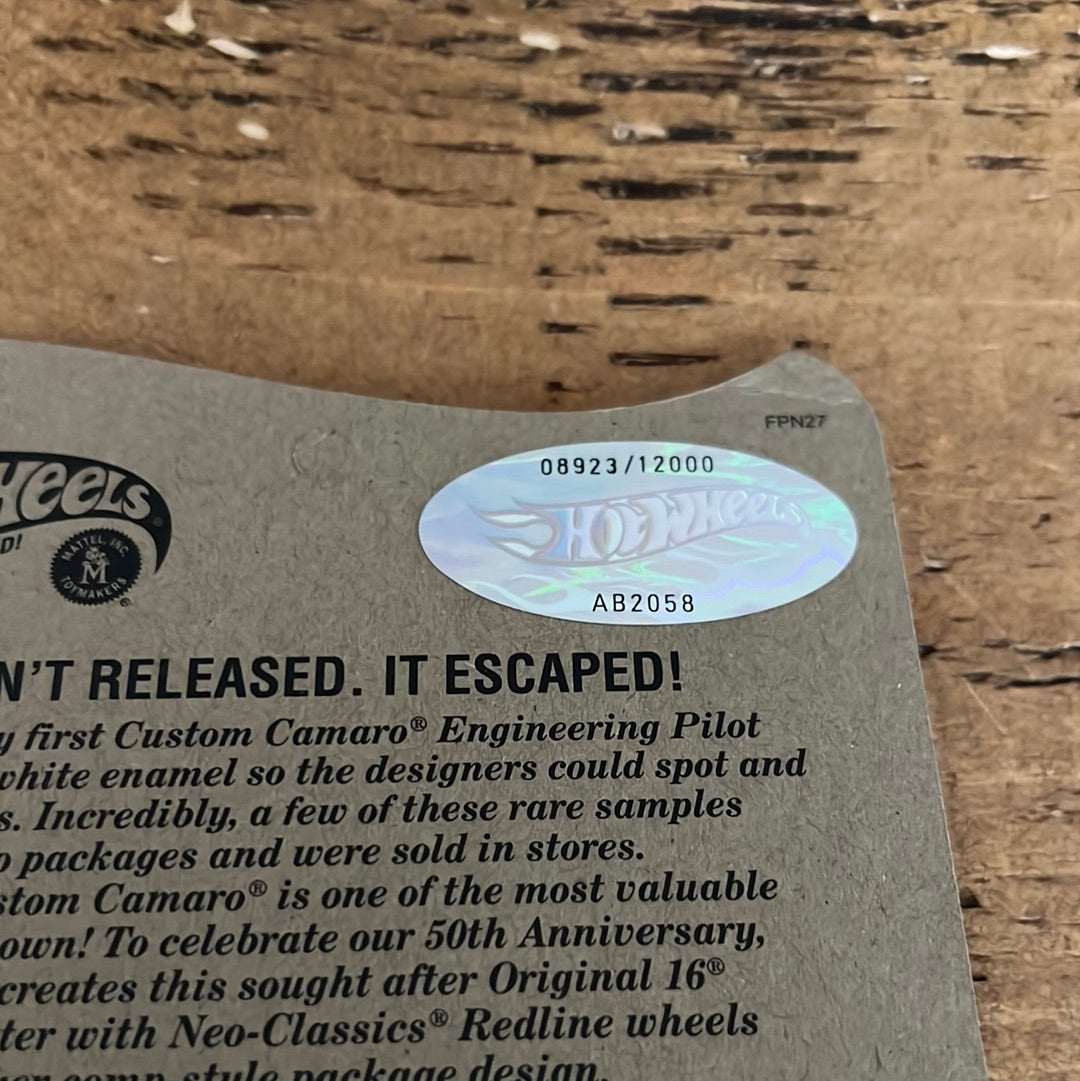 Hot Wheels RLC 50TH Anniversary 1967 Camaro