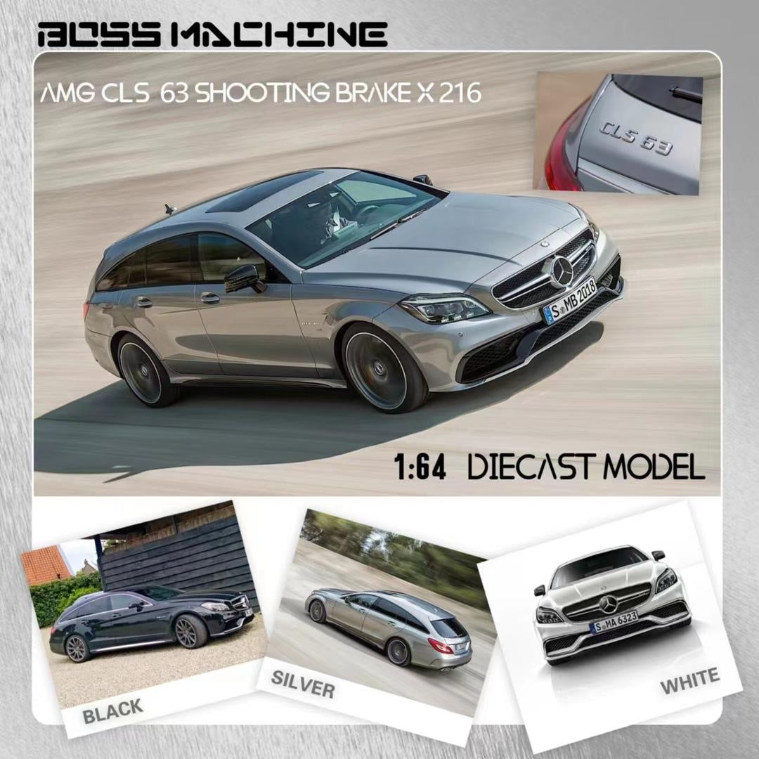 Boss Machine Mercedes Benz CLS63 Shooting Brake AMG White