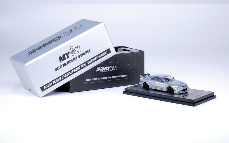 Inno64 Nissan Skyline R33 GTR 400R 1st Shot Prototype Malaysia Diecast Expo Member Exclusive