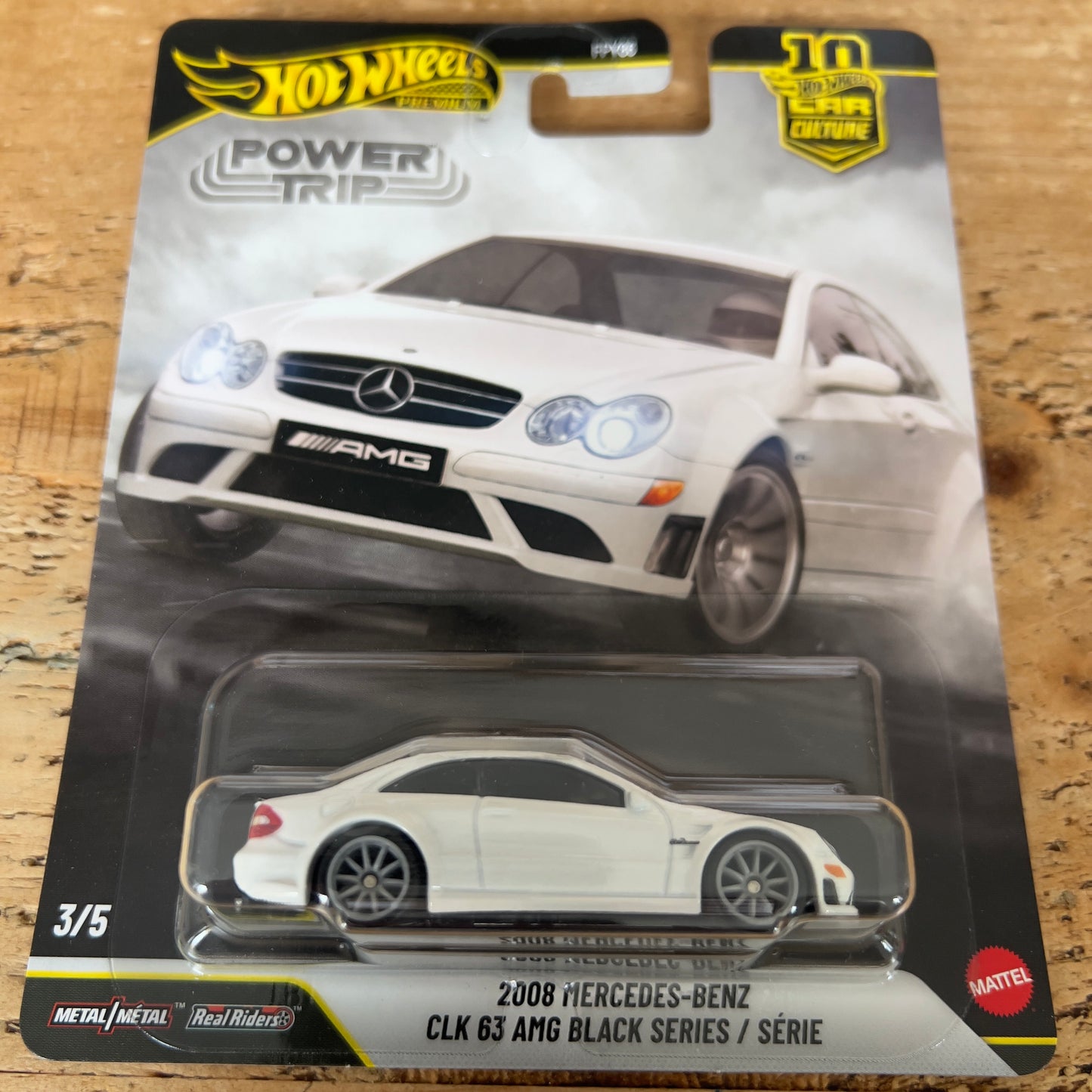 Hot Wheels Premium Power Trip 2008 Mercedes Benz CLK 63 AMG Black Series
