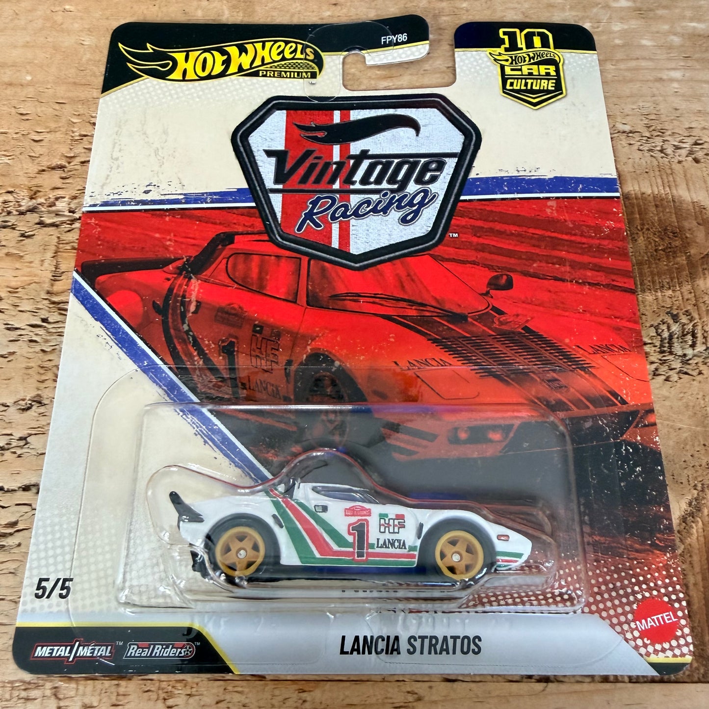 Hot Wheels Premium Vintage Racing Lancia Stratos