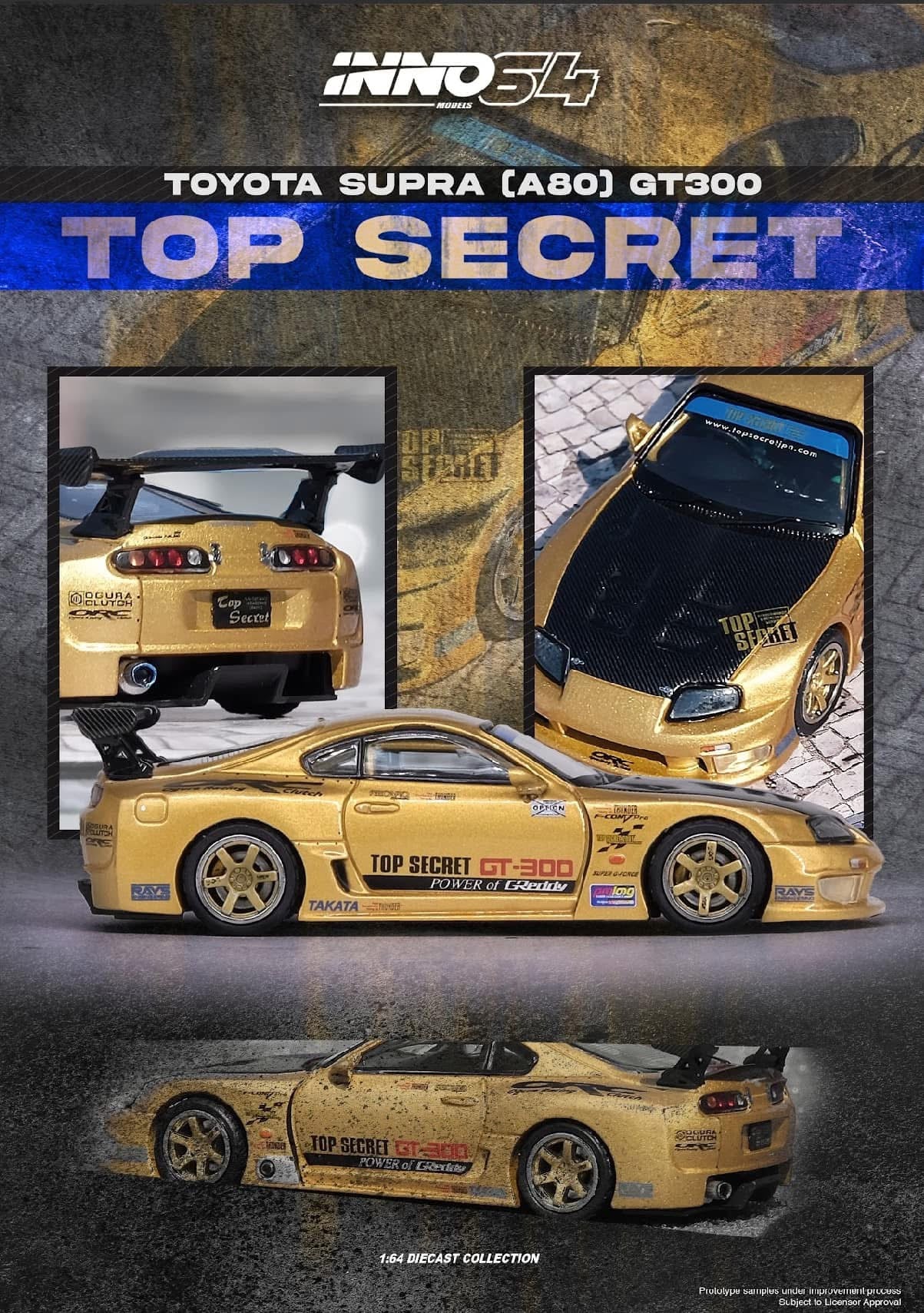 Inno64 Top Secret Toyota Supra GT300