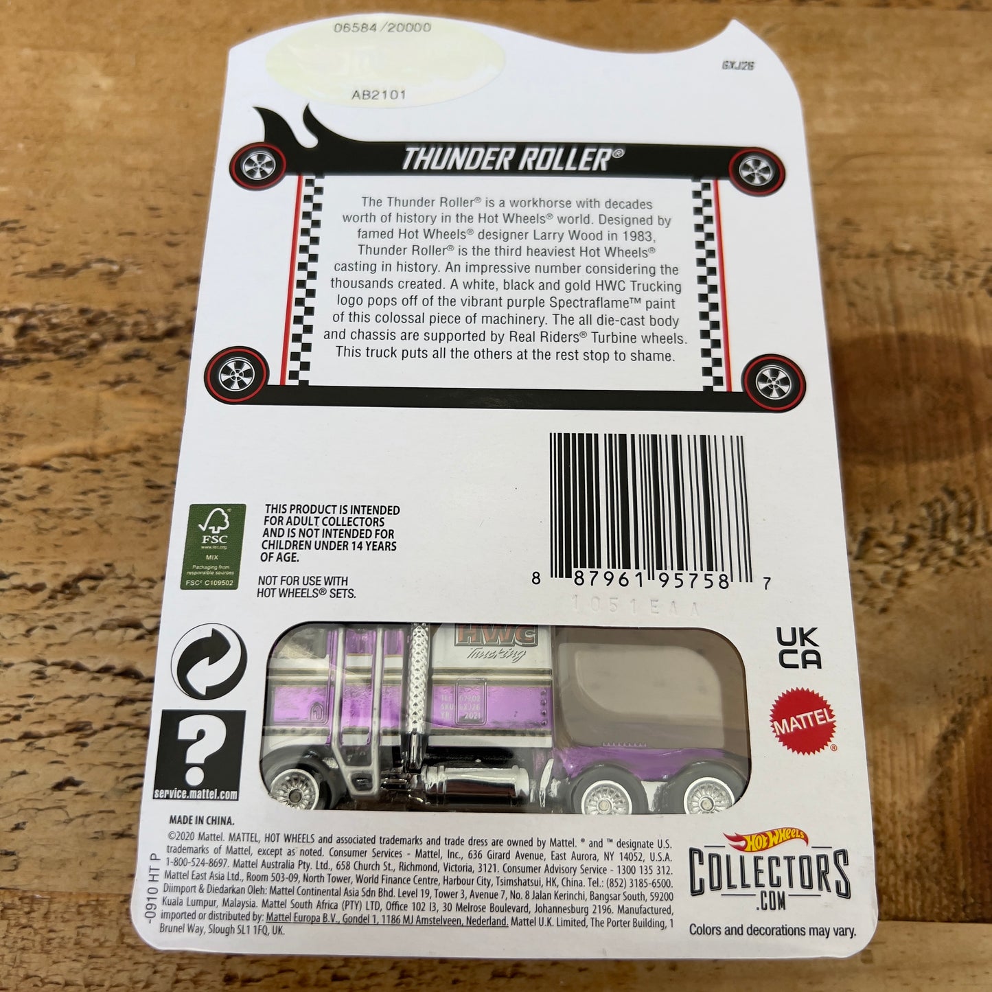 Hot Wheels RLC Thunder Roller