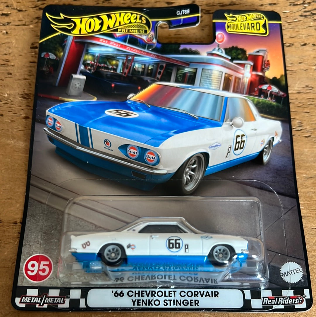 Hot Wheels Premium Boulevard 66 Chevrolet Corvair Yenko Stinger