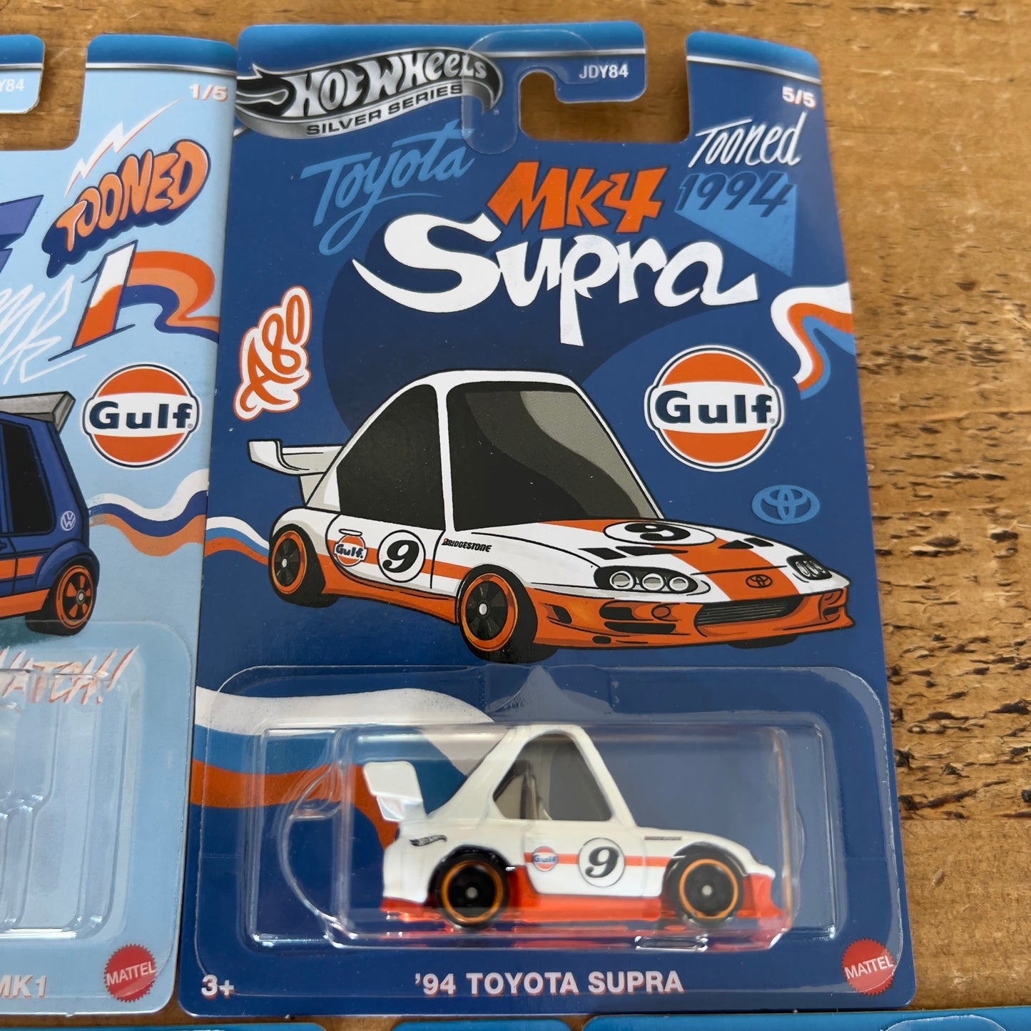 Hot Wheels Gulf Tooned Set Of 5