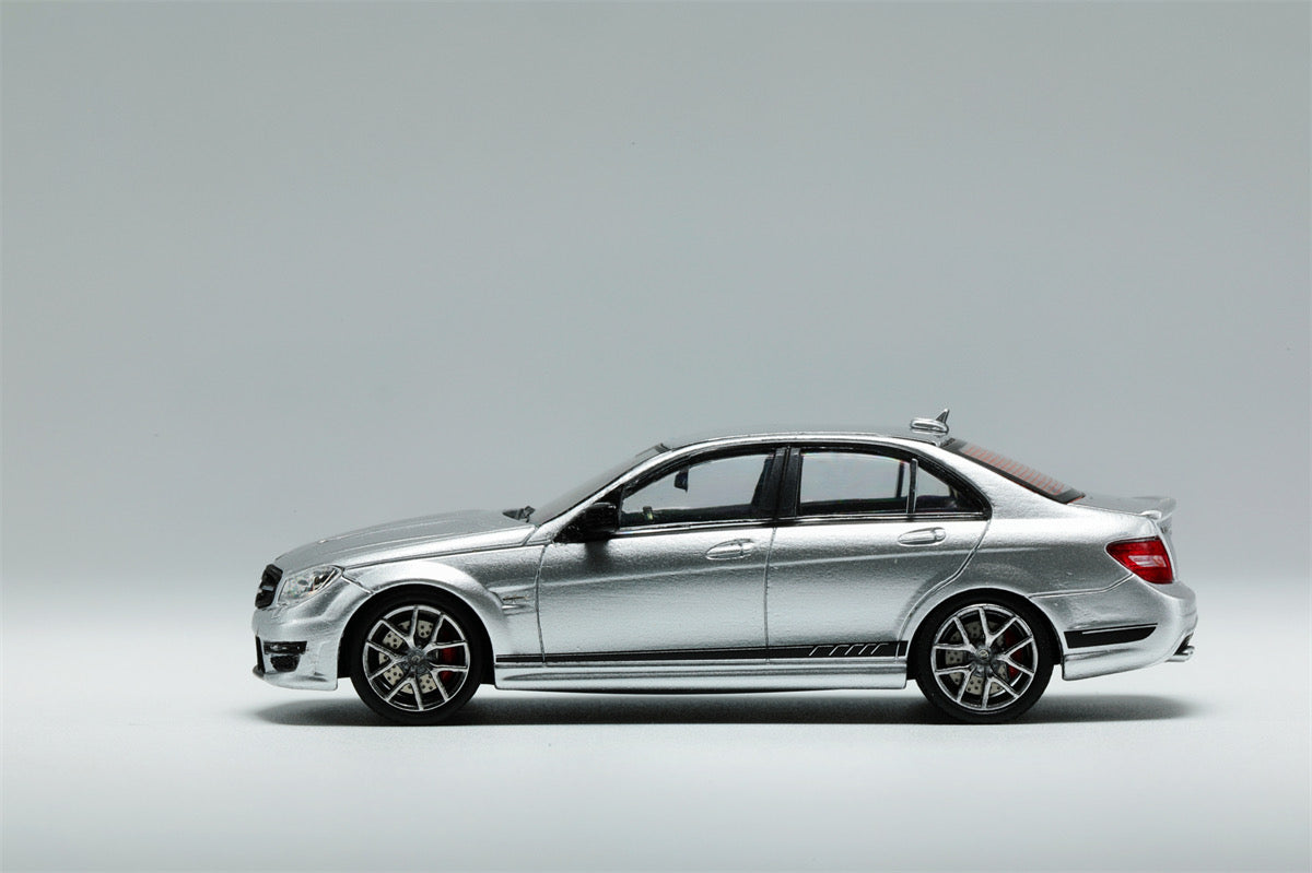 King Model Mercedes Benz C63 AMG 507 Silver