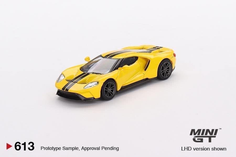 Mini GT Ford GT Triple Yellow #613
