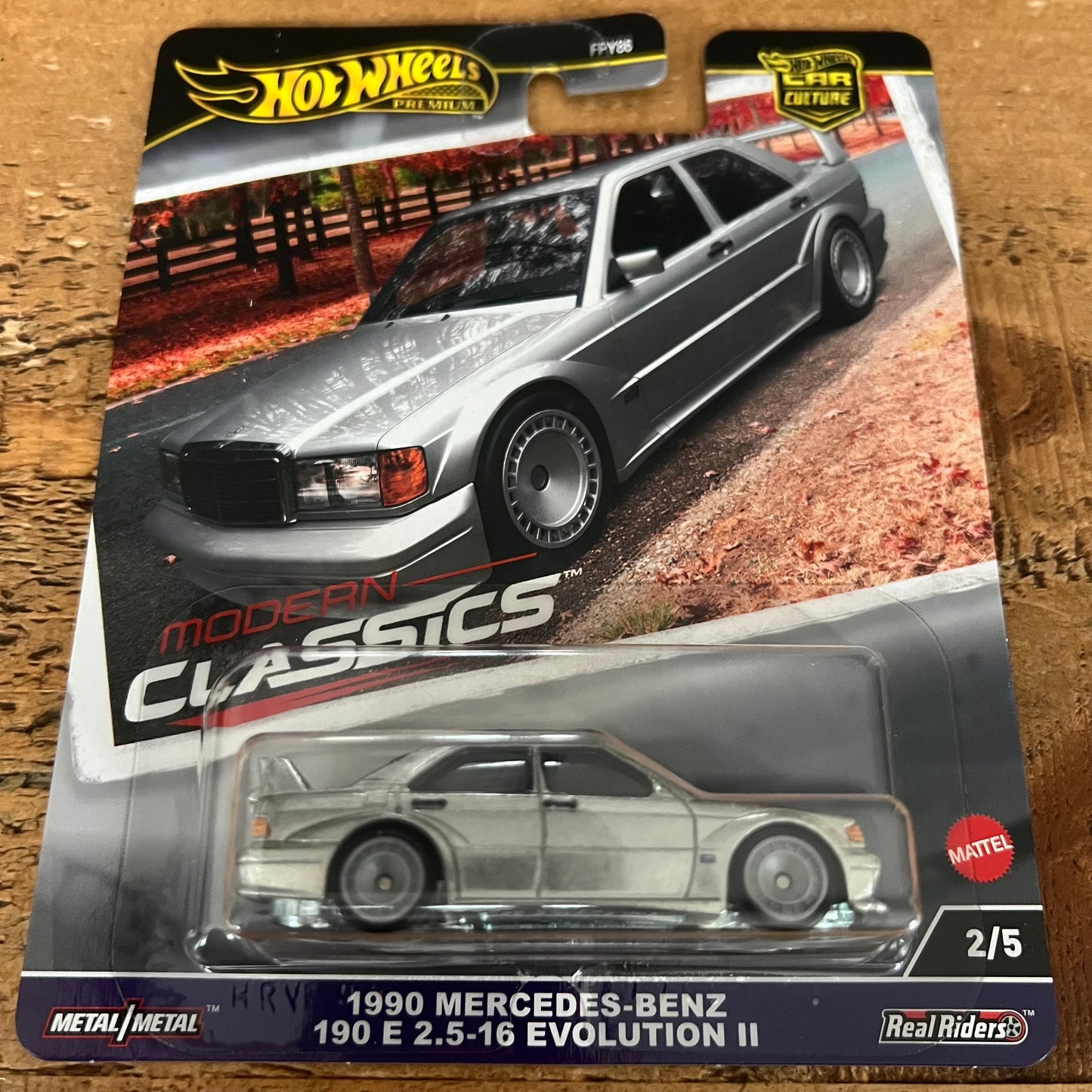 Hot Wheels Premium Modern Classics Mercedes Benz 190E Evolution II