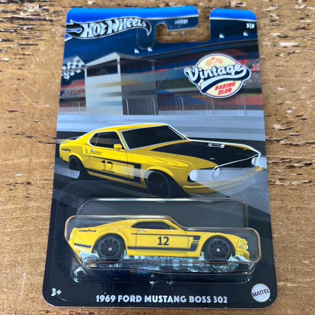 Hot Wheels US Exclusive Vintage Racing Club 1969 Ford Mustang Boss 302 Bran s Diecast