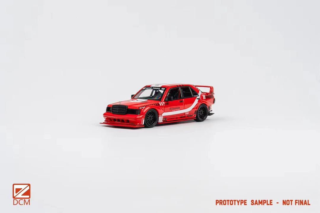 DCM Model Mercedes Benz 190E Restomod Red