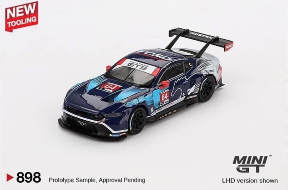 Mini GT Ford Mustang GT3 #64 2024 IMSA Daytona 24 HRS #898