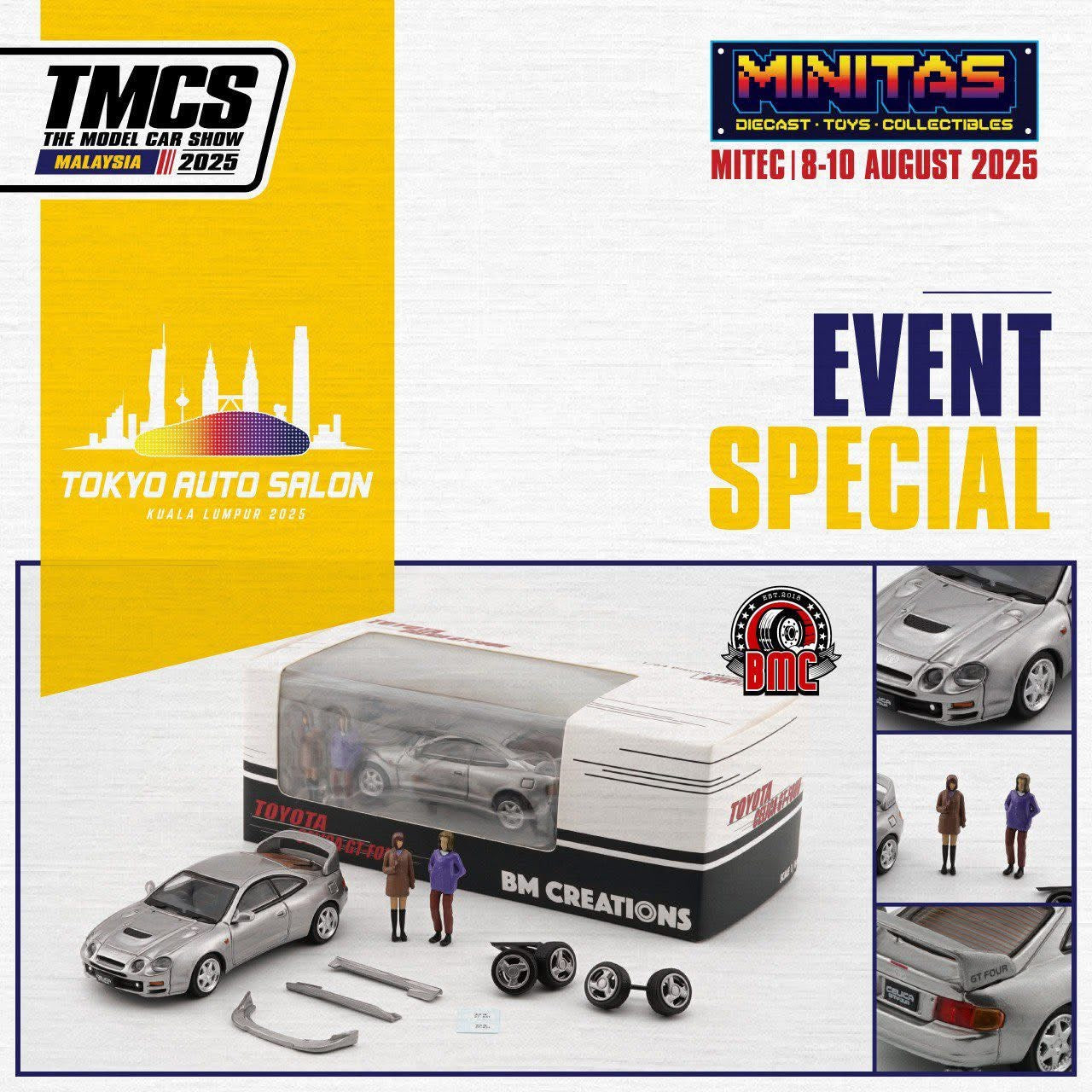 BMC MITEC Show Exclusive Toyota Celica GT Four With Figures