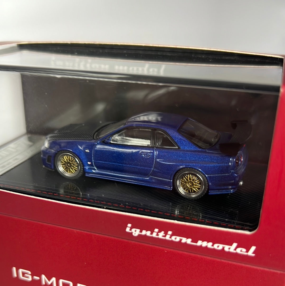 Ignition Model Nissan Skyline R34 GTR Z Tune Bayside Blue