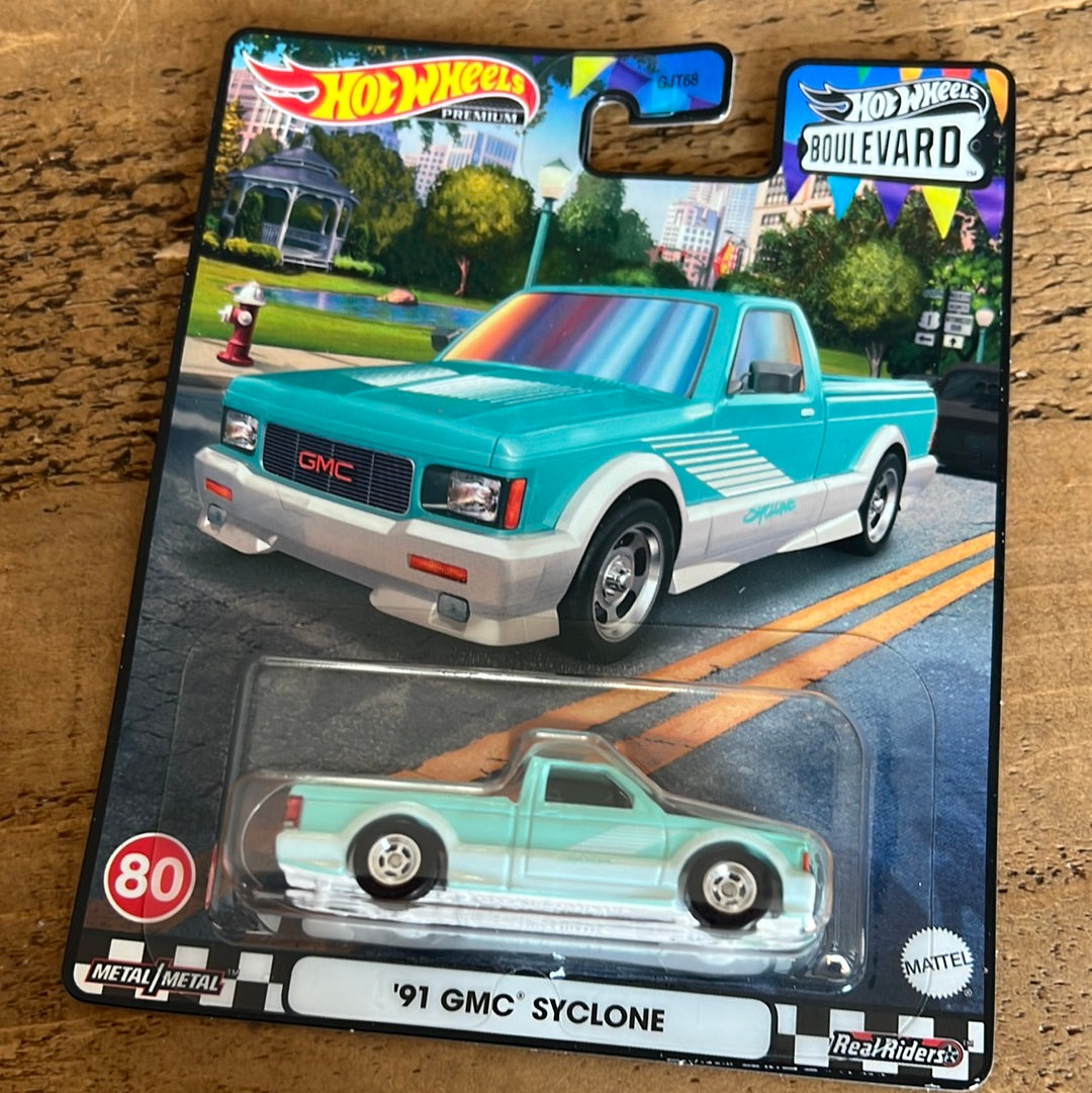 Hot Wheels Premium Boulevard 91 GMC Syclone Bad Card