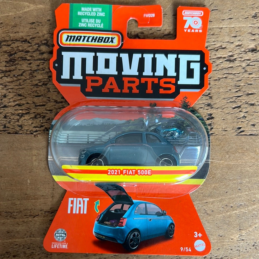 Matchbox Moving Parts Fiat 500e