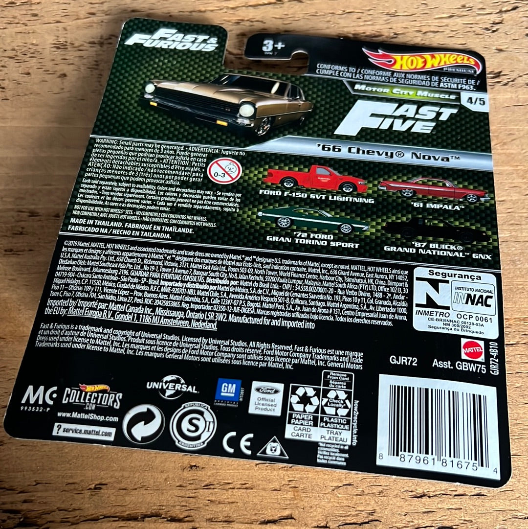 Hot Wheels Fast & Furious 68 Chevy Nova