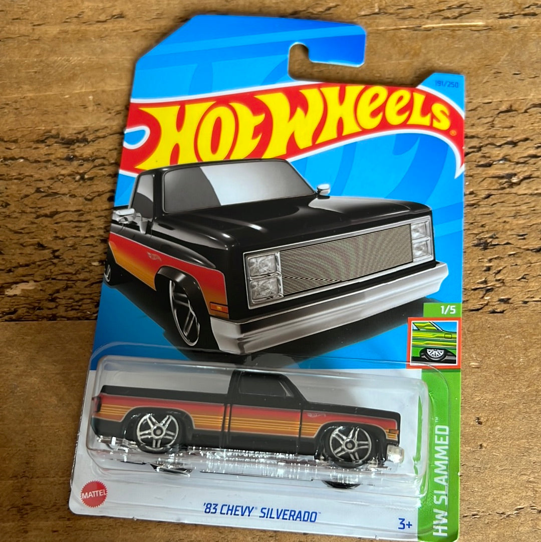 Hot Wheels Mainline 83 Chevy Silverado Bran s Diecast