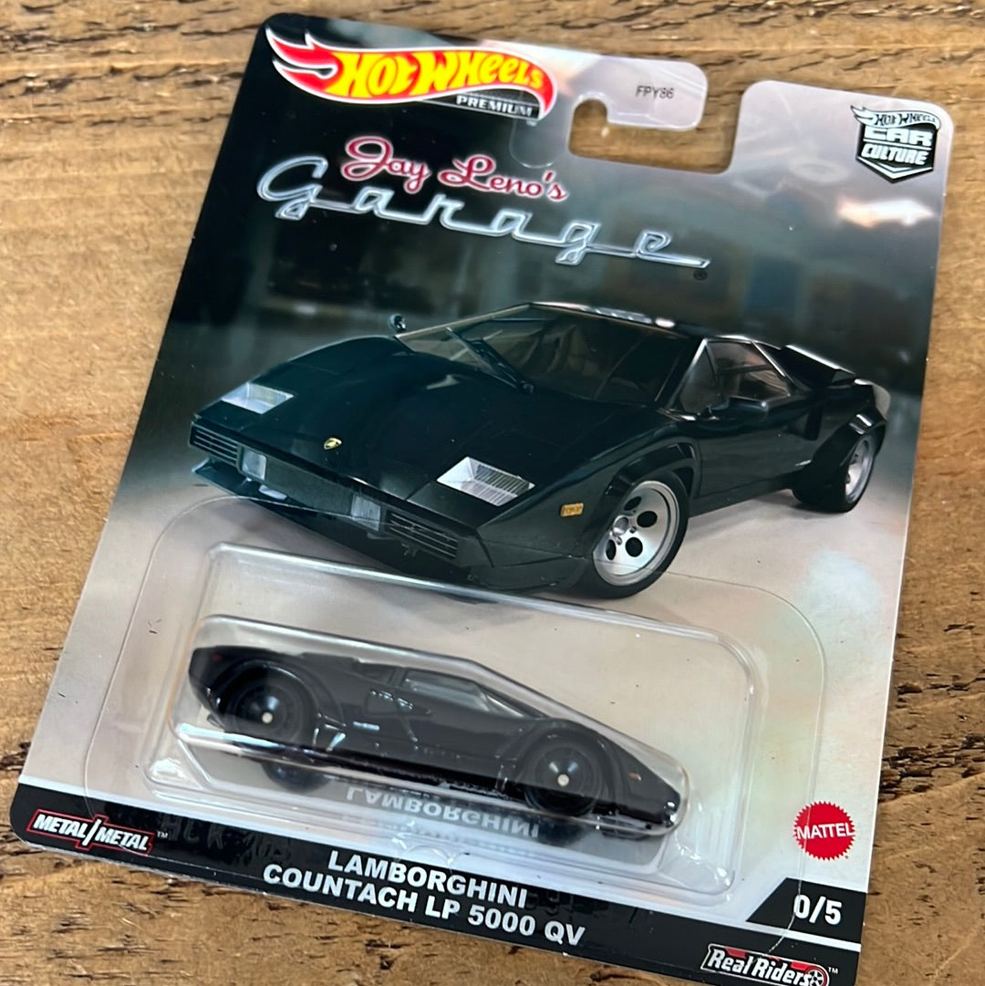 Hot Wheels Premium Jay Leno Lamborghini Countach LP 5000 Chase 0/5