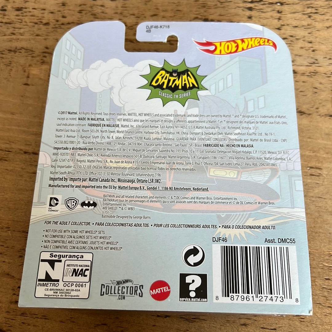 Hot Wheels Premium Retro Entertainment Batman TV Series Batmobile
