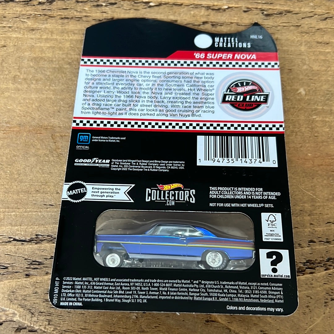 Hot Wheels RLC 66 Super Nova