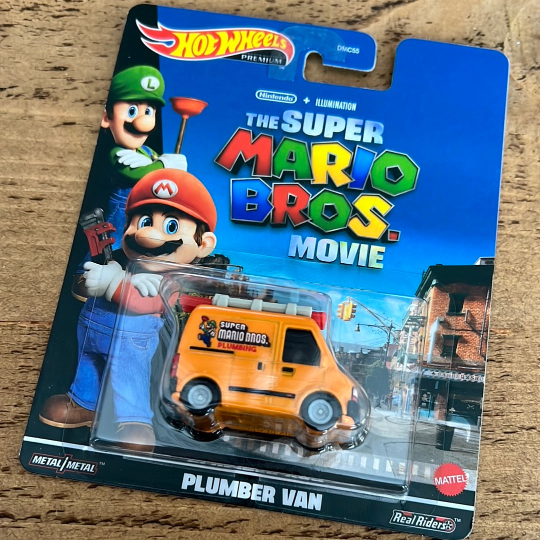 Hot Wheels Retro Entertainment Mario Bros Plumber Van Brans Diecast 8879