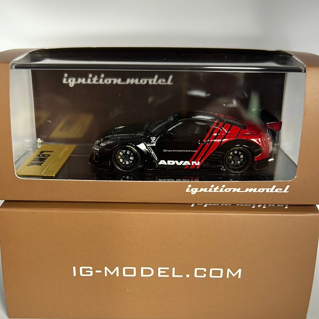 Ignition Model Resin Nissan Skyline R35 GTR LBWK Advan