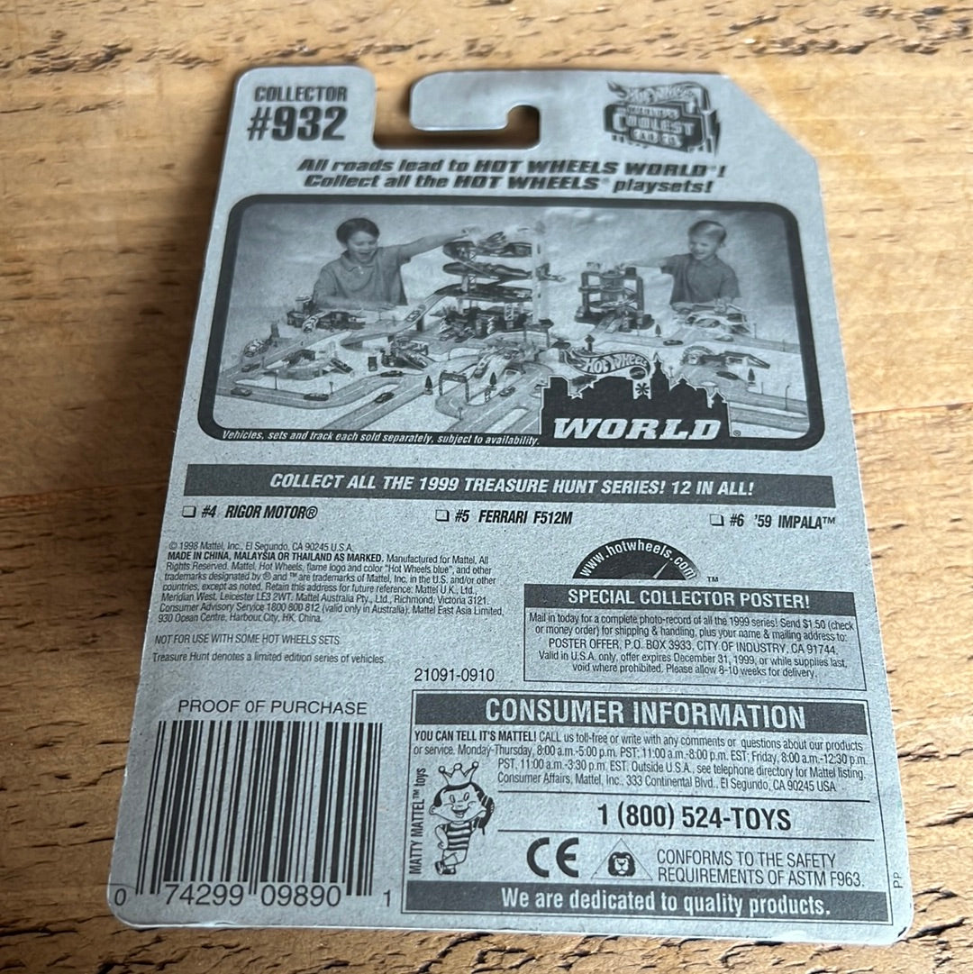 Hot Wheels Treasure Hunt Rigor Motor