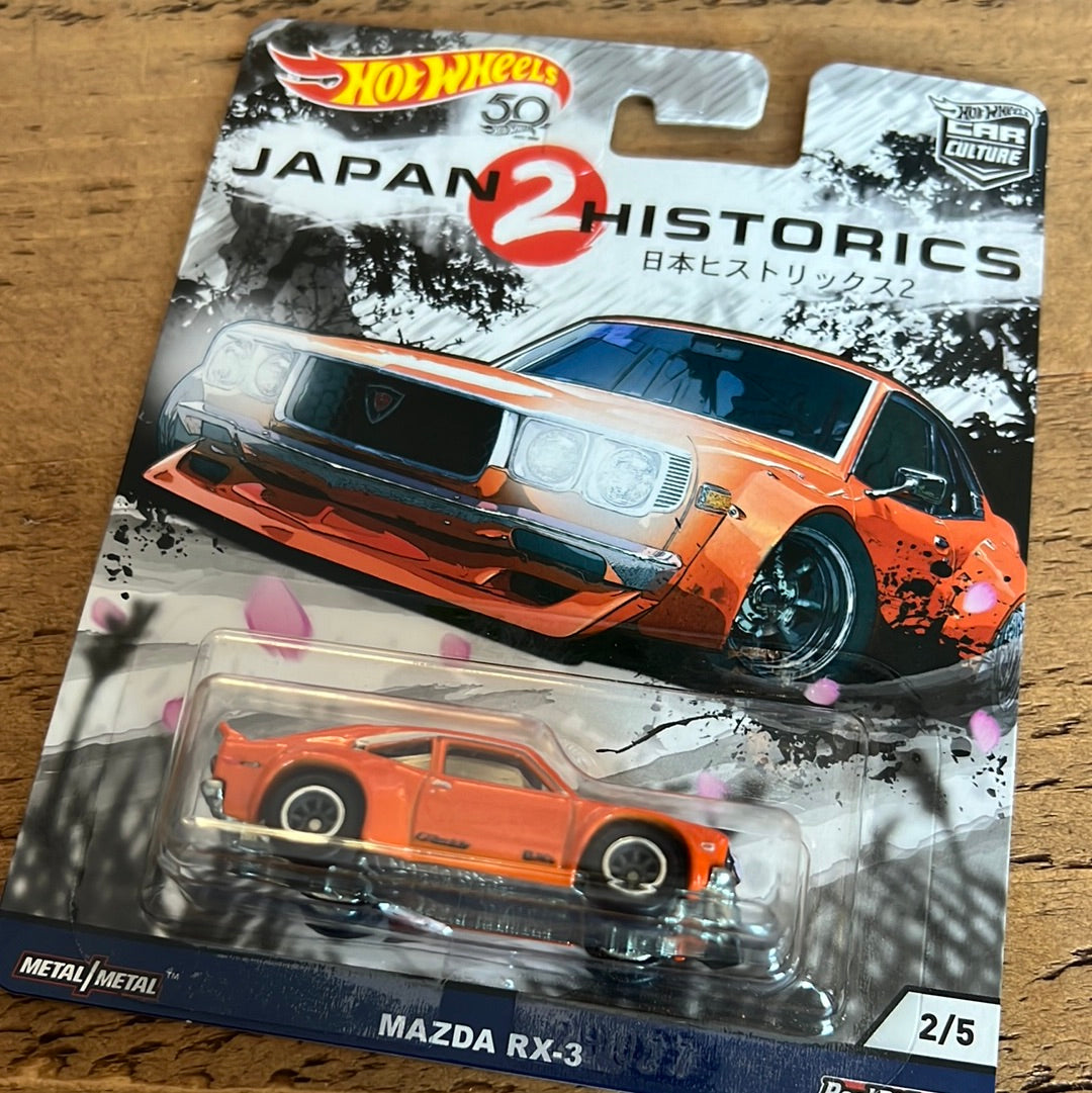 Hotwheels Premium Japan Historics 2 outlet and 3