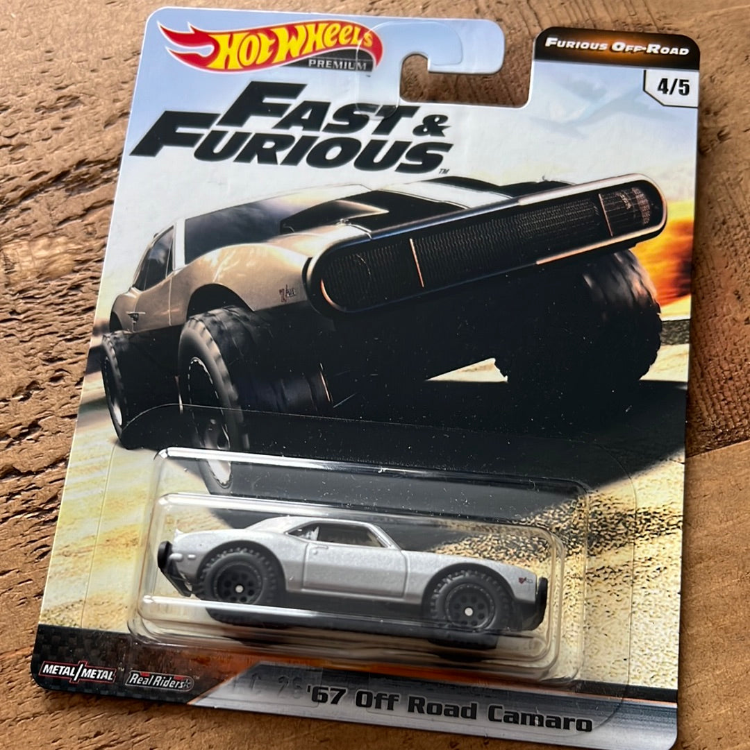 Hot Wheels Premium Fast Furious 67 Off Road Camaro – Bran's Diecast