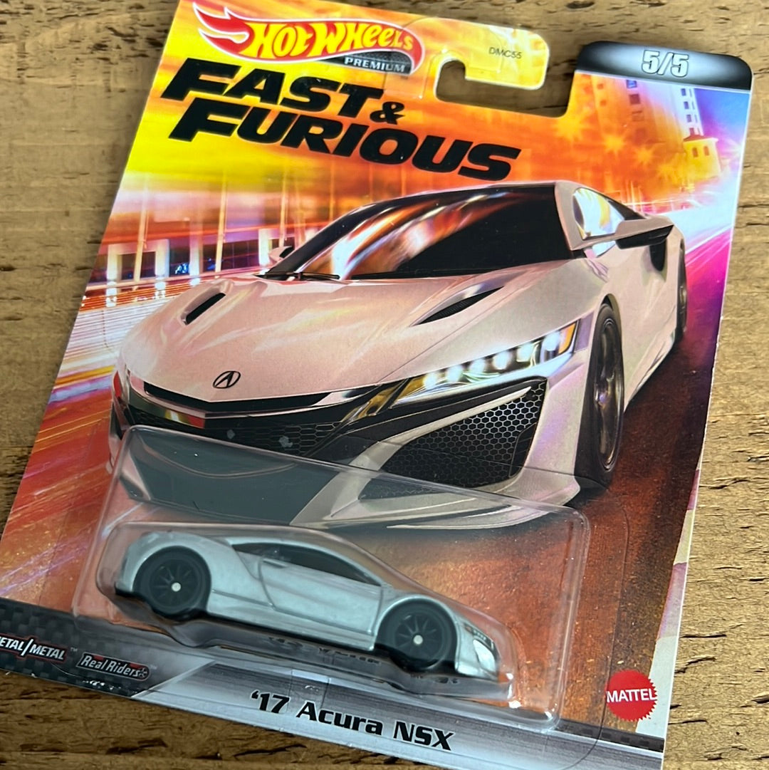 Hot Wheels Premium Fast & Furious 17 Acura NSX