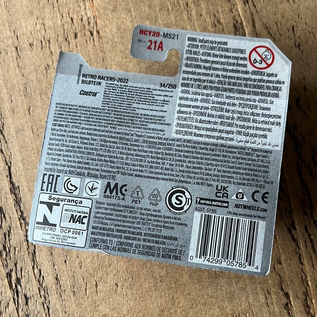 Hot Wheels Super Treasure Hunt BMW 3.0 CSL Race Car Short card