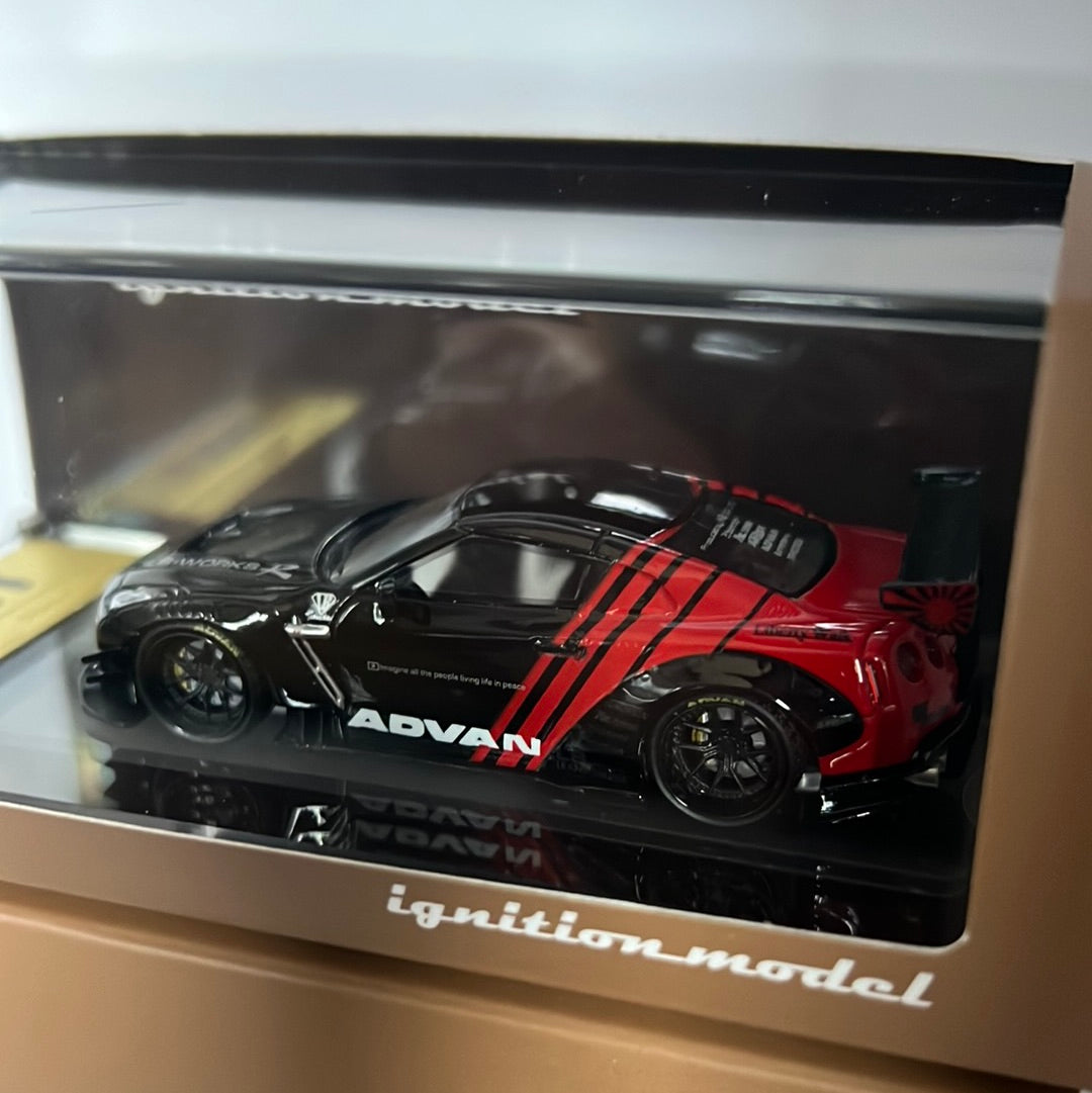 Ignition Model Resin Nissan Skyline R35 GTR LBWK Advan
