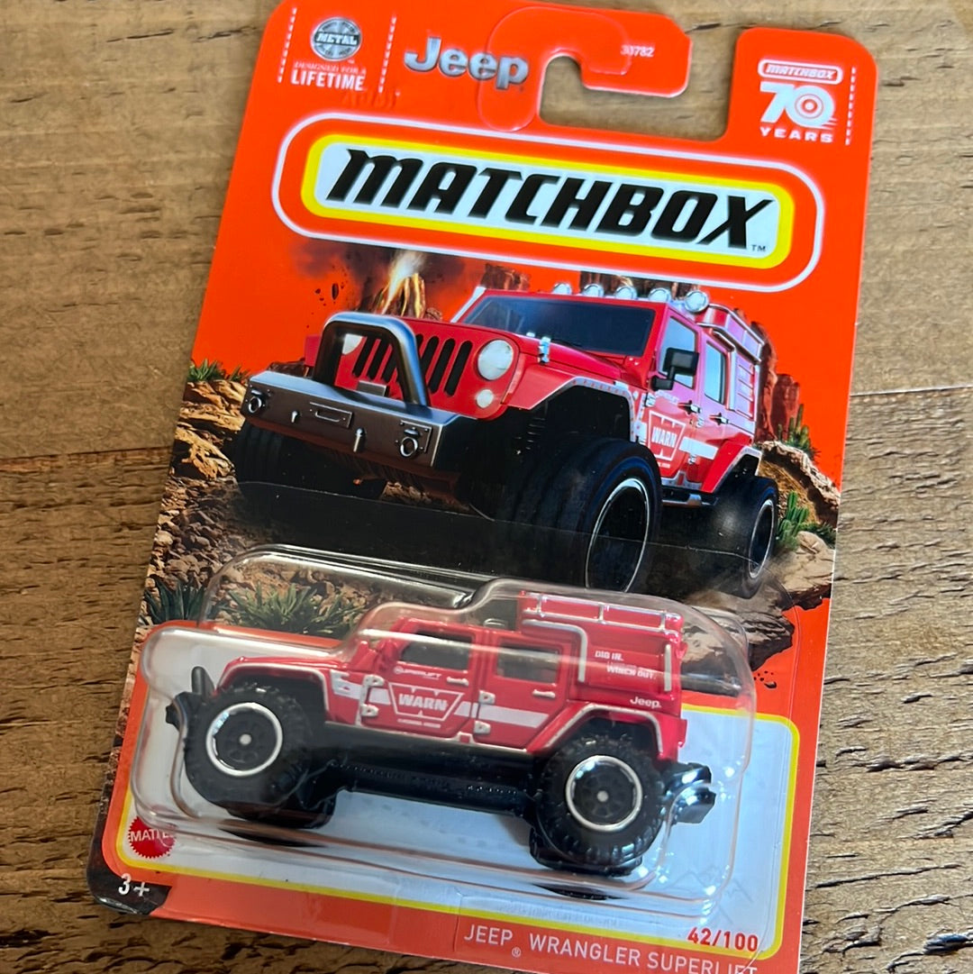 Matchbox Jeep Wrangler Superlift