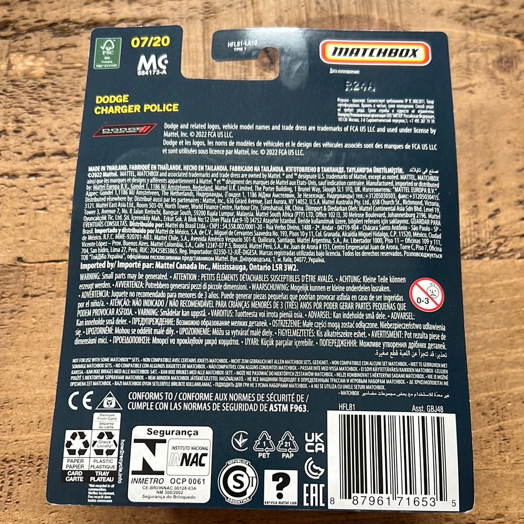 Matchbox Collectors Dodge Charger Police