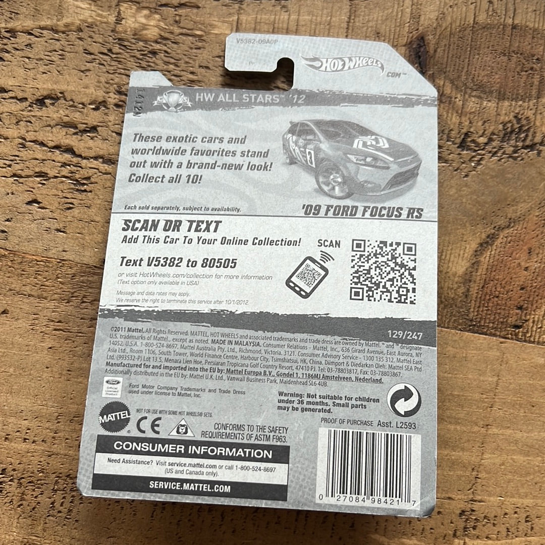 Hot Wheels Super Treasure Hunt 2009 Ford Focus RS