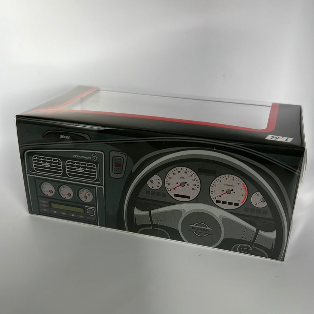 Zoom Model Nissan Stagea R34 Front End Silver
