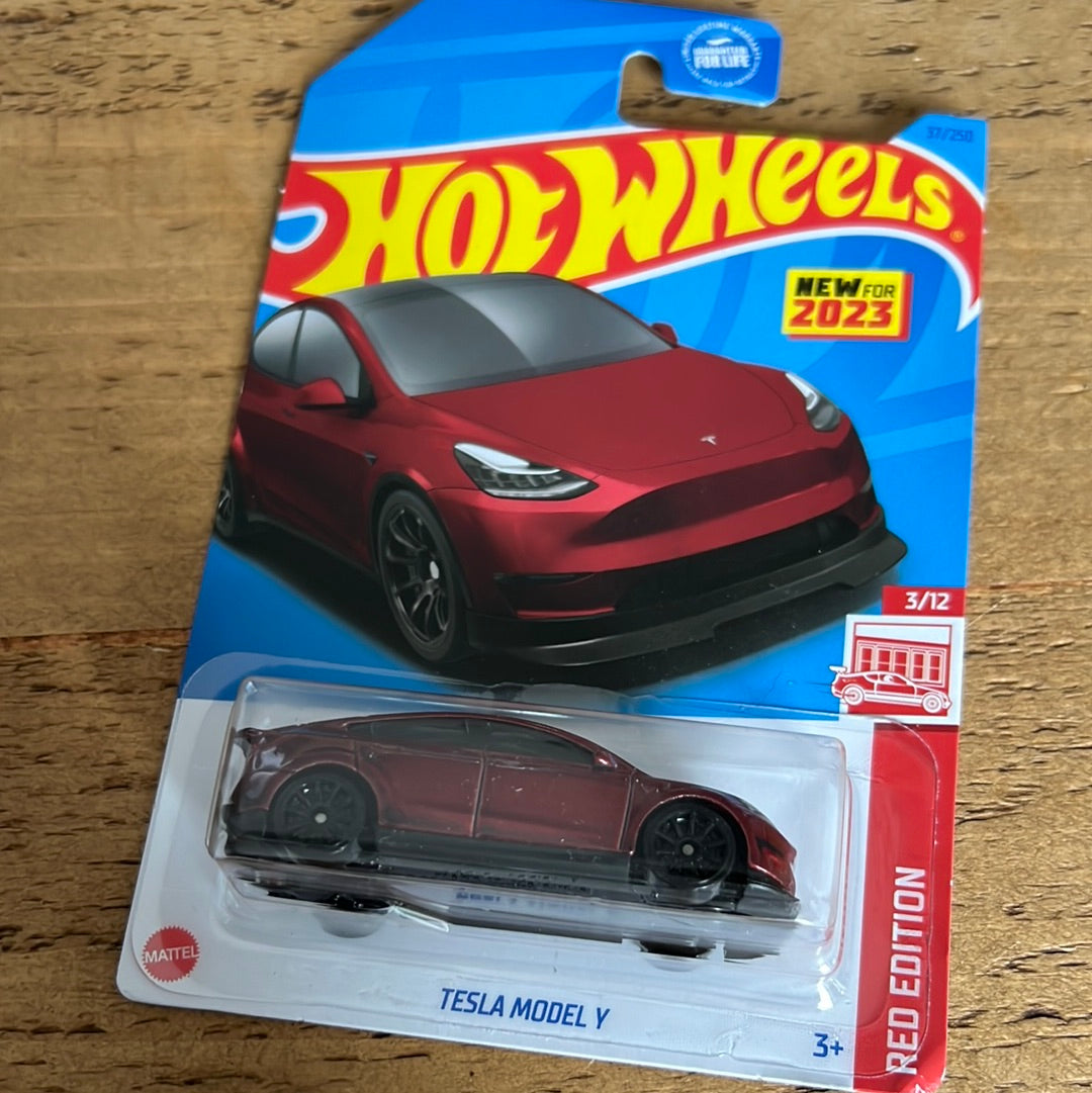 Hot Wheels US Exclusive Red Edition Tesla Model Y