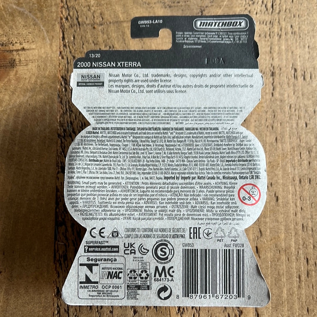 Matchbox Moving Parts Nissan Xterra