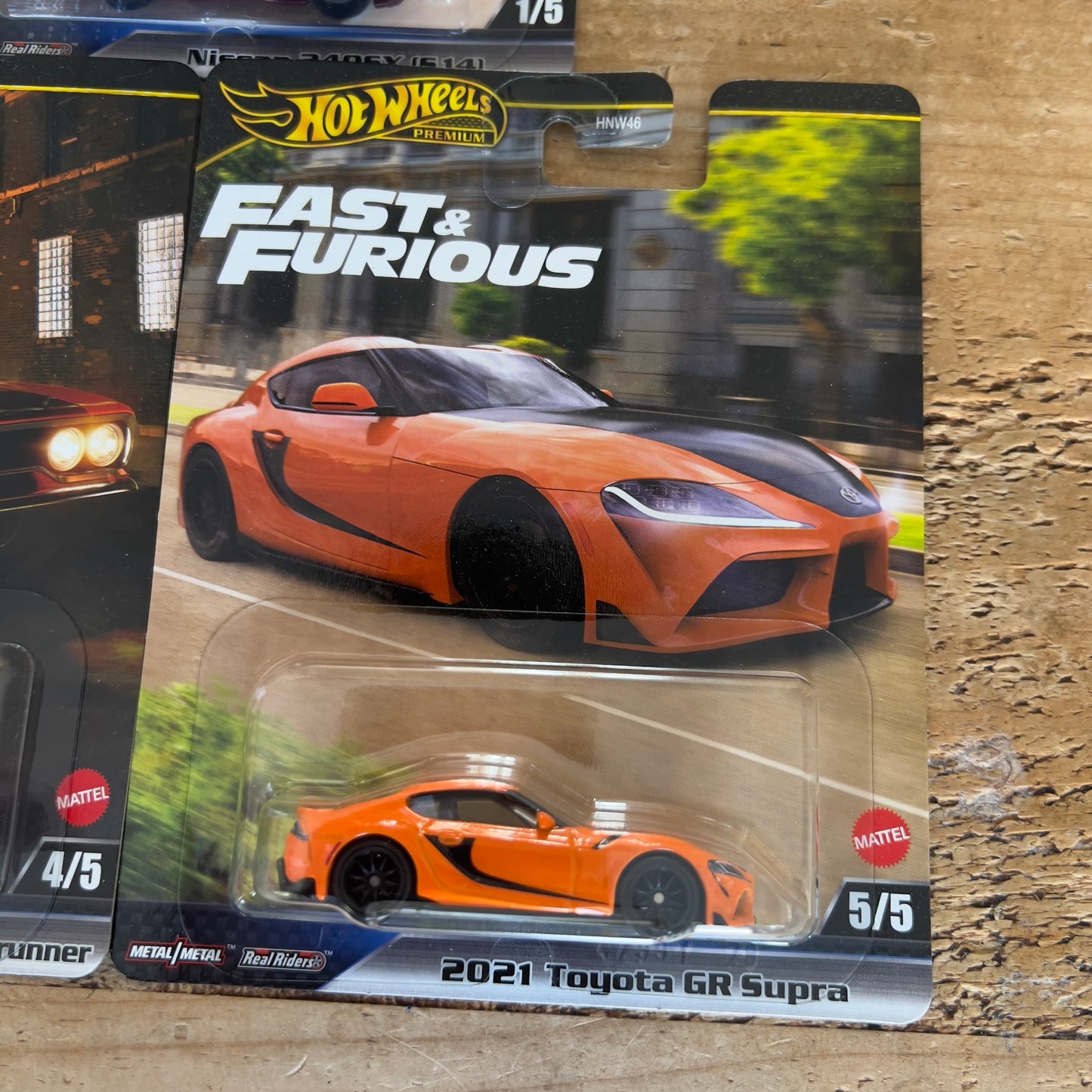 Hot Wheels Premium Fast & Furious Set Of 5