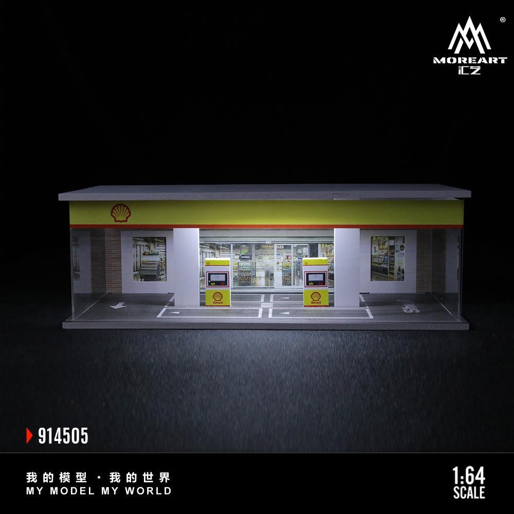 More Art Diorama Shell Petrol Station