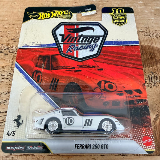 Hot Wheels Premium Vintage Racing Ferrari 250 GTO