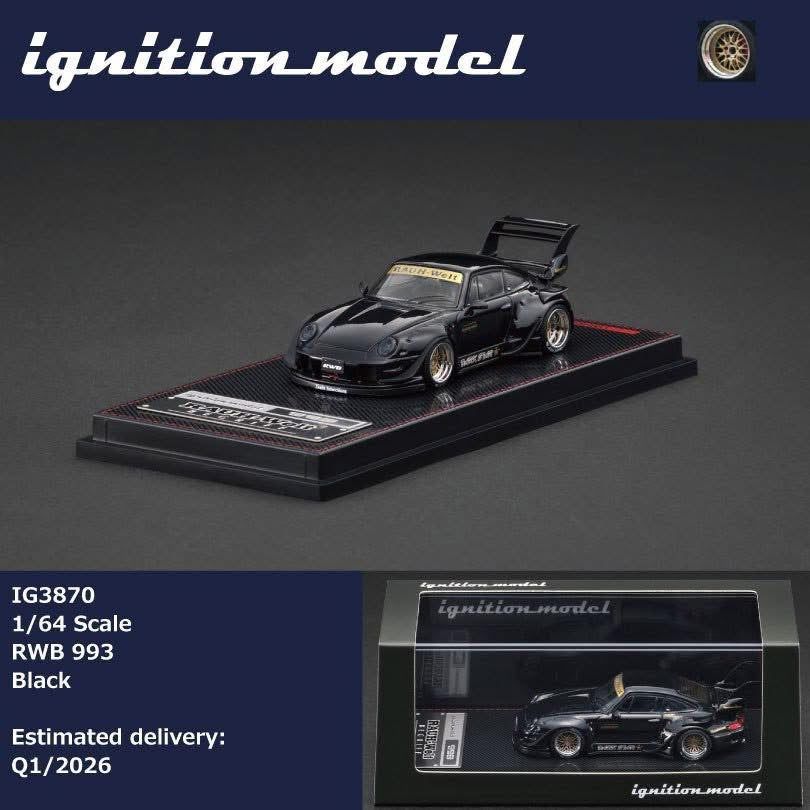 Ignition Model Porsche 993 RWB Black